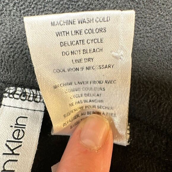 Calvin Klein Jacket Mens Soft Shell Black Water Resistant Breathable Full Zip - Picture 10 of 12